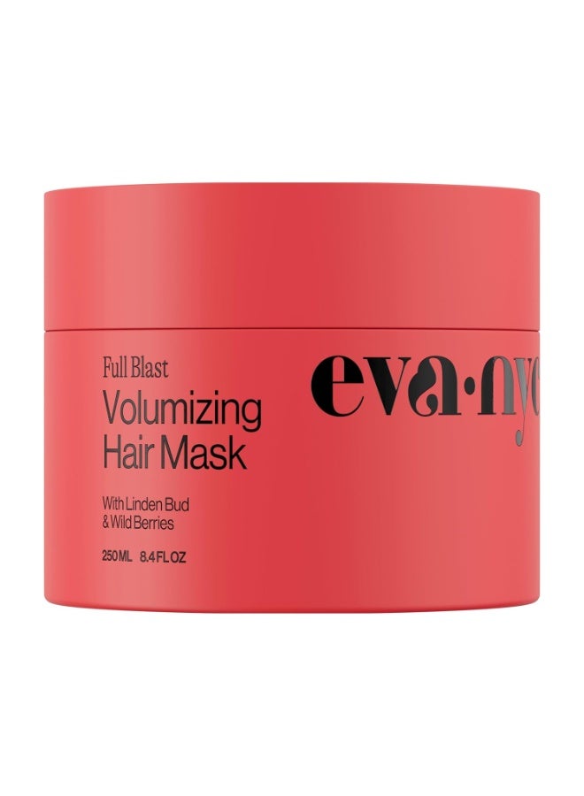 Eva NYC Volumizing Lightweight Deep Conditioning Treatment Mask for Fine Hair - Adds Volume + Body - Soften + Deeply Moisturize Hair - Vegan + Sulfate Free - Salted Citron Scent - 8.4 fl oz